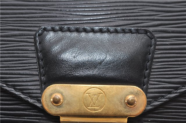 Authentic Louis Vuitton Epi Monceau 2Way Shoulder Hand Bag Black M52122 LV 5085D