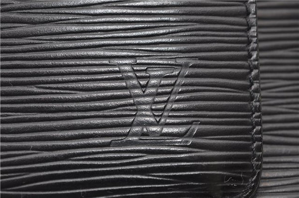 Authentic Louis Vuitton Epi Monceau 2Way Shoulder Hand Bag Black M52122 LV 5085D