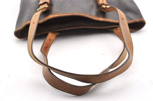 Authentic Louis Vuitton Monogram Bucket GM Shoulder Tote Bag M42236 Junk 5085I