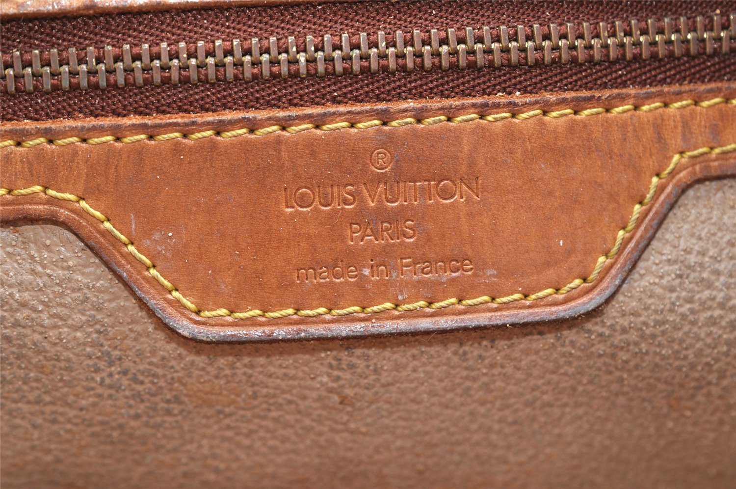 Authentic Louis Vuitton Monogram Bucket GM Shoulder Tote Bag M42236 Junk 5085I