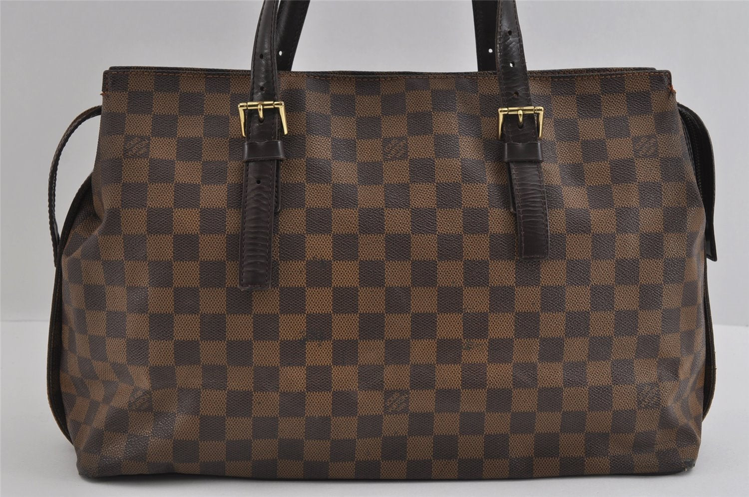 Authentic Louis Vuitton Damier Chelsea Shoulder Tote Bag N51119 LV 5086I