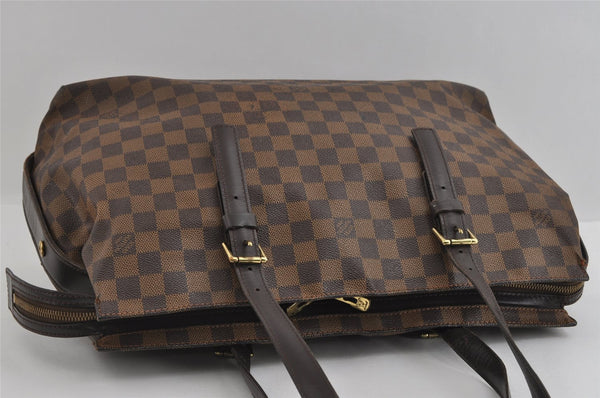 Authentic Louis Vuitton Damier Chelsea Shoulder Tote Bag N51119 LV 5086I