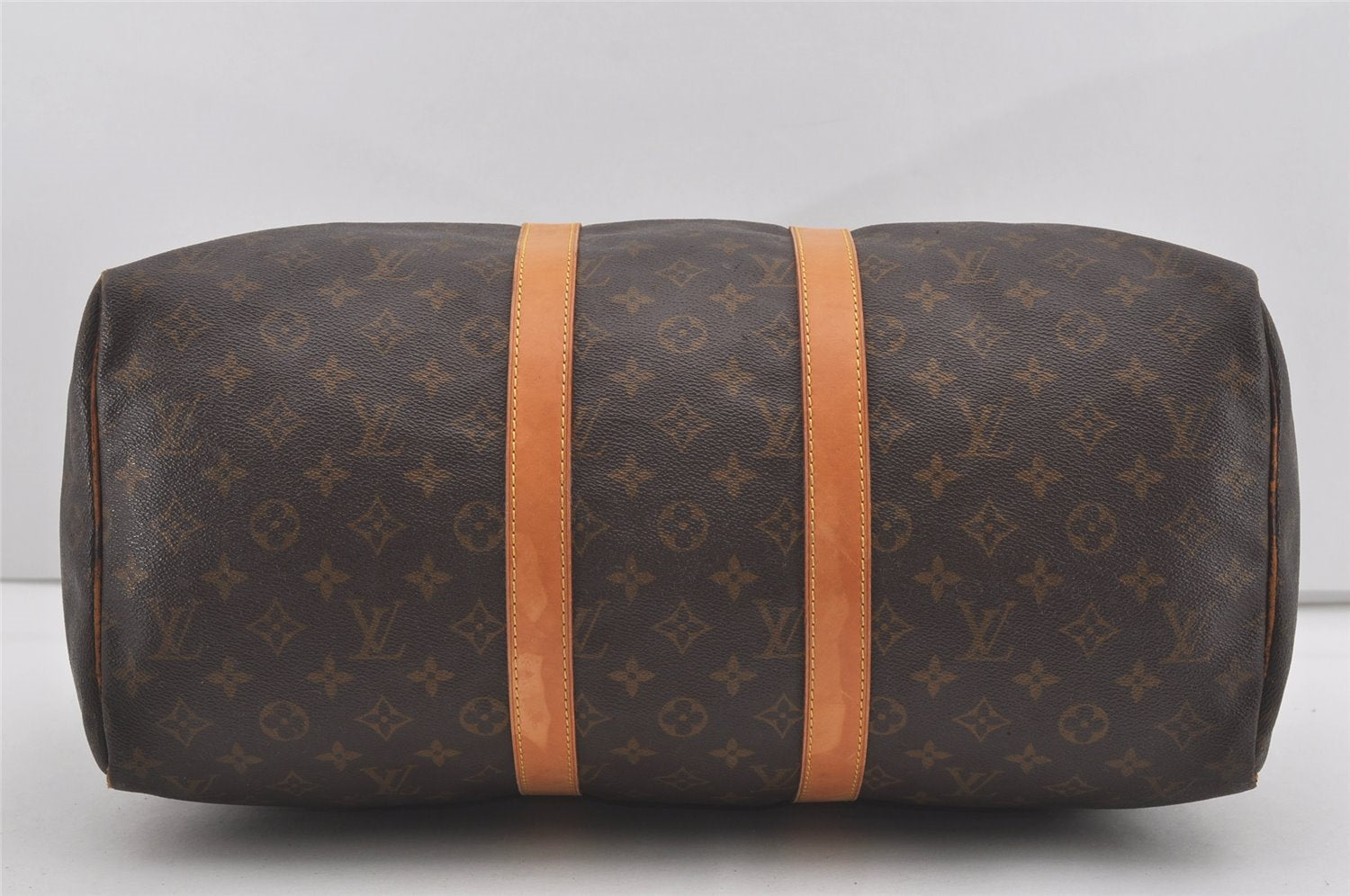 Auth Louis Vuitton Monogram Keepall 45 Travel Boston Bag Old Model LV Junk 5087I