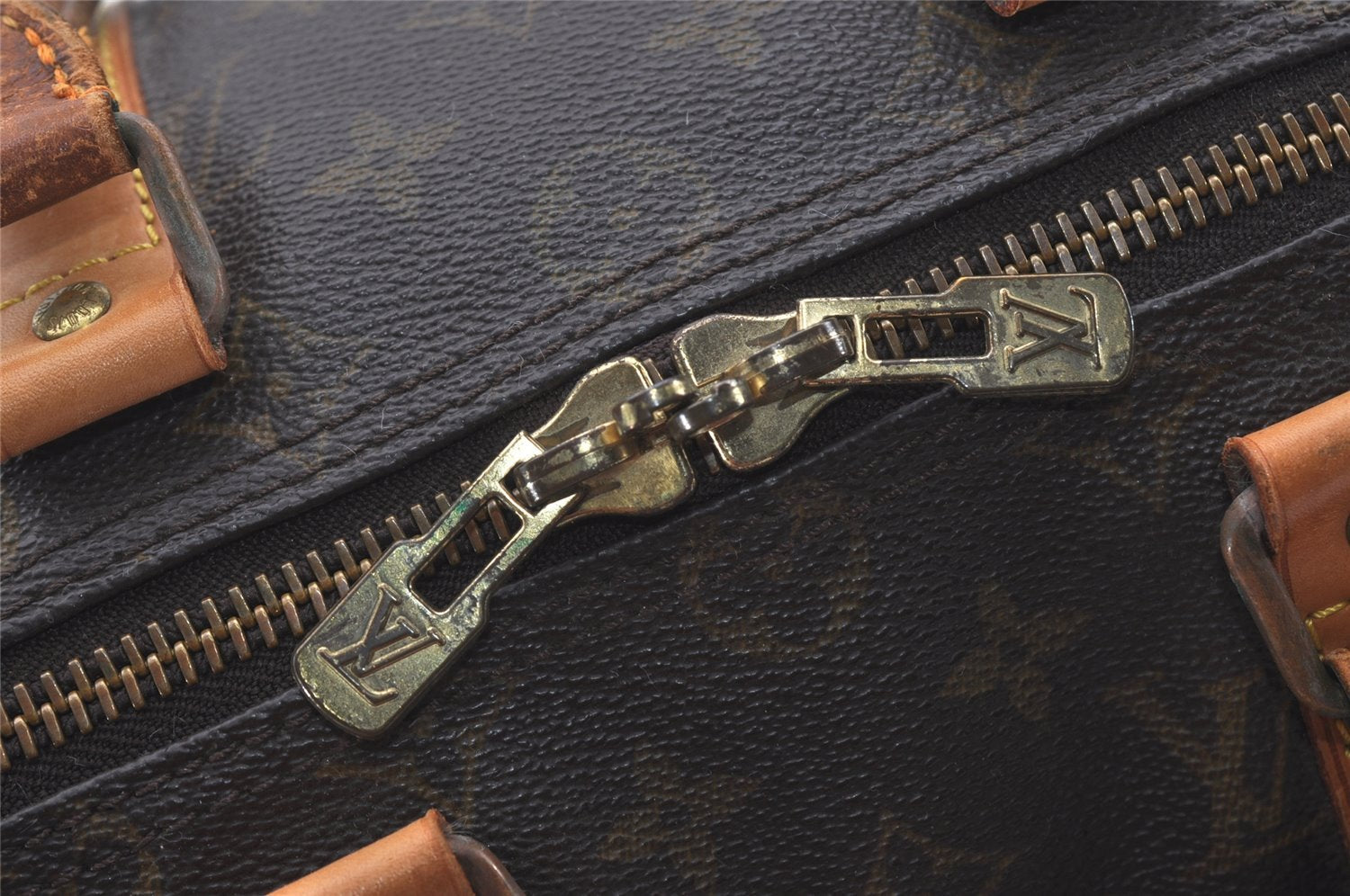 Auth Louis Vuitton Monogram Keepall 45 Travel Boston Bag Old Model LV Junk 5087I