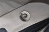 Authentic BURBERRY Stripe Canvas Leather Shoulder Hand Bag Ivory Navy 5090D