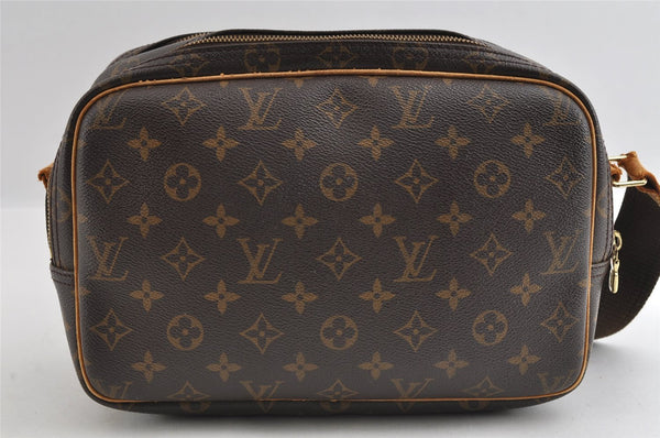 Authentic Louis Vuitton Monogram Reporter PM Shoulder Bag M45254 LV Junk 5090I