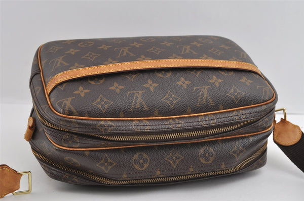 Authentic Louis Vuitton Monogram Reporter PM Shoulder Bag M45254 LV Junk 5090I