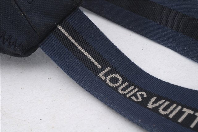 Authentic Louis Vuitton Cup Mizenu Waist Body Bag Purse PVC Blue M80706 LV 5091D