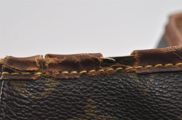 Authentic Louis Vuitton Monogram Bucket PM Shoulder Tote Bag M42238 Junk 5091I
