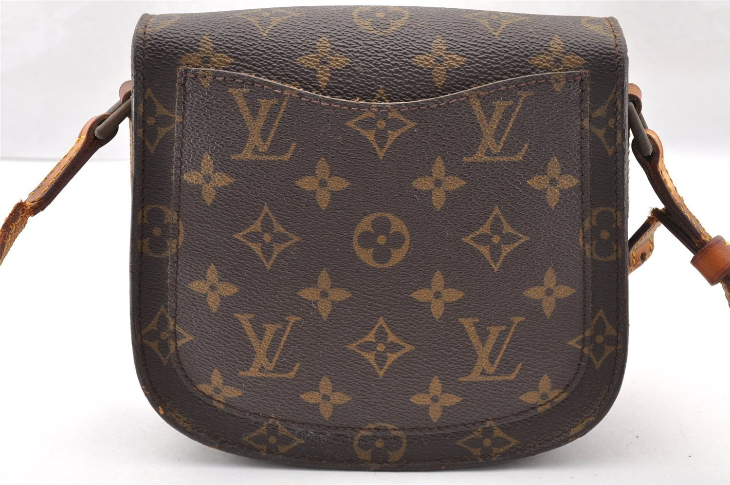 Authentic Louis Vuitton Monogram Saint Cloud PM M51244 Shoulder Bag Junk 5092I