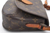 Authentic Louis Vuitton Monogram Saint Cloud PM M51244 Shoulder Bag Junk 5092I