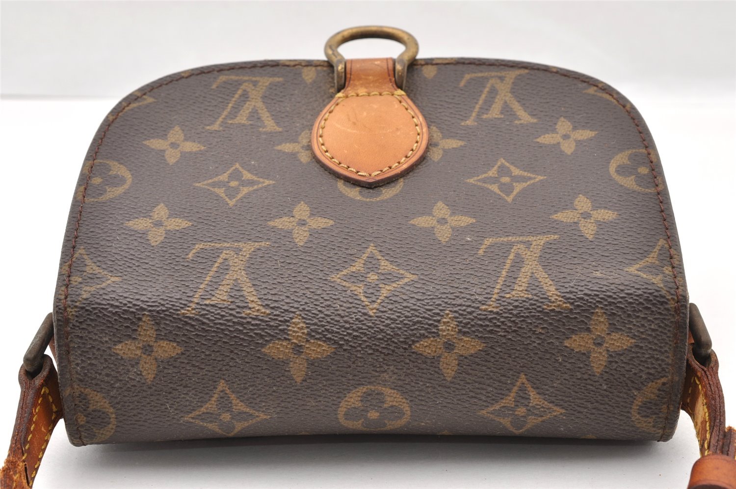 Authentic Louis Vuitton Monogram Saint Cloud PM M51244 Shoulder Bag Junk 5092I