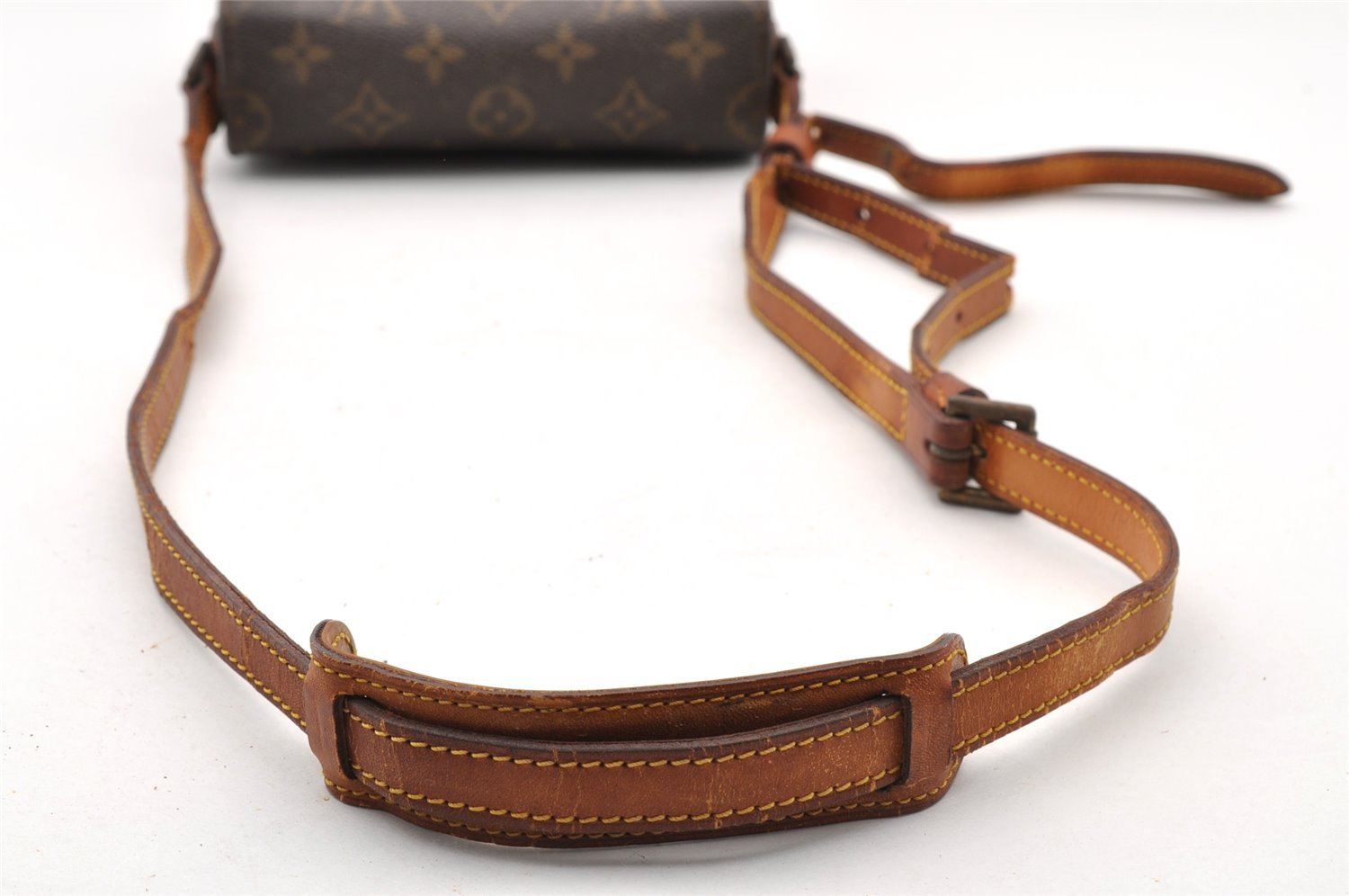 Authentic Louis Vuitton Monogram Saint Cloud PM M51244 Shoulder Bag Junk 5092I