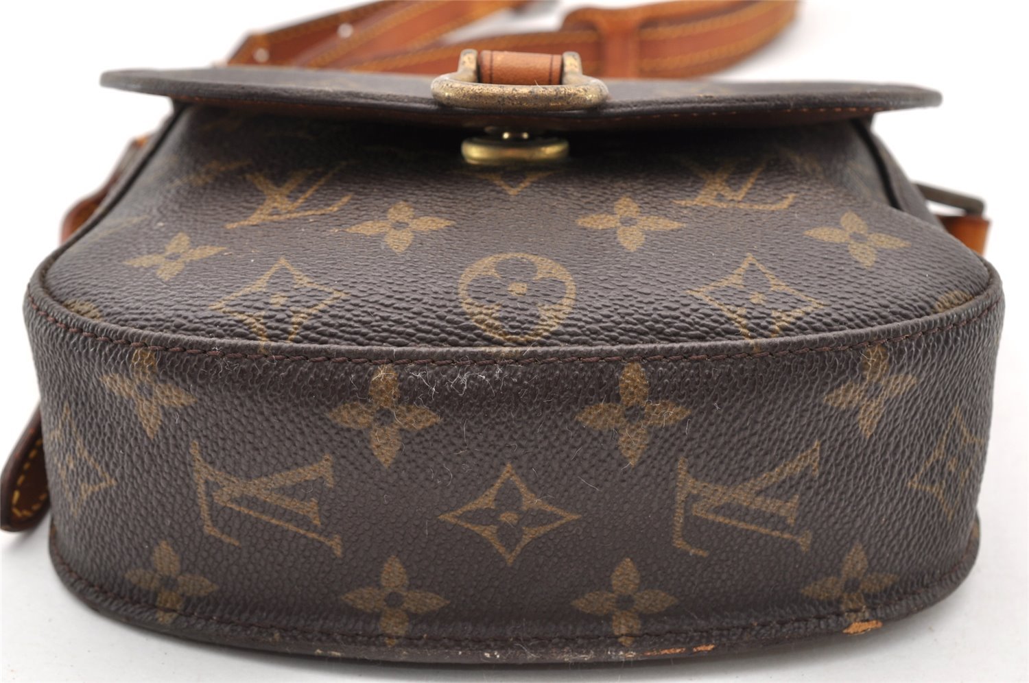 Authentic Louis Vuitton Monogram Saint Cloud PM M51244 Shoulder Bag Junk 5092I