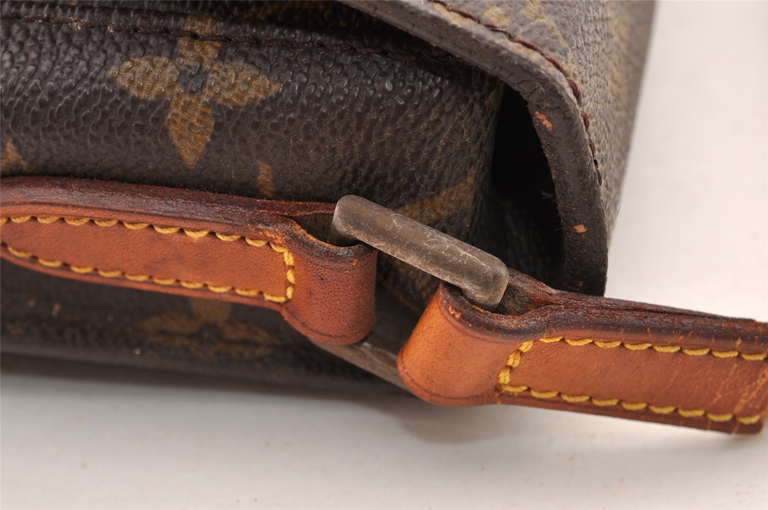 Authentic Louis Vuitton Monogram Saint Cloud PM M51244 Shoulder Bag Junk 5092I