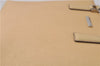 Authentic BURBERRY Vintage Leather Shoulder Hand Tote Bag Purse Beige 5093D