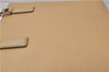 Authentic BURBERRY Vintage Leather Shoulder Hand Tote Bag Purse Beige 5093D