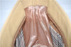 Authentic BURBERRY Vintage Leather Shoulder Hand Tote Bag Purse Beige 5093D