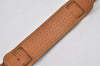 Authentic Louis Vuitton Leather Shoulder Strap Beige LV 96.5cm Junk 5096I