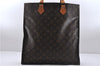 Authentic Louis Vuitton Monogram Sac Plat Hand Bag M51140 LV 5097D