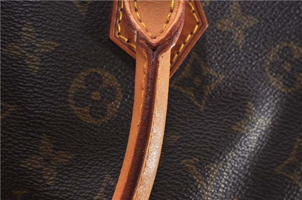 Authentic Louis Vuitton Monogram Sac Plat Hand Bag M51140 LV 5097D