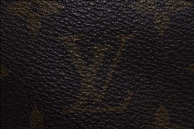 Authentic Louis Vuitton Monogram Sac Plat Hand Bag M51140 LV 5097D