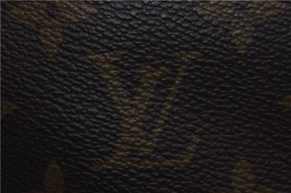 Authentic Louis Vuitton Monogram Sac Plat Hand Bag M51140 LV 5097D