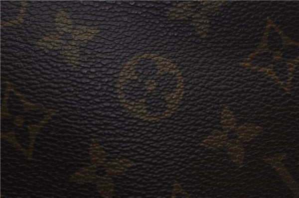 Authentic Louis Vuitton Monogram Sac Plat Hand Bag M51140 LV 5097D