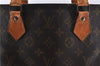 Authentic Louis Vuitton Monogram Sac Plat Hand Bag M51140 LV 5097D