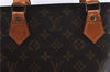 Authentic Louis Vuitton Monogram Sac Plat Hand Bag M51140 LV 5097D