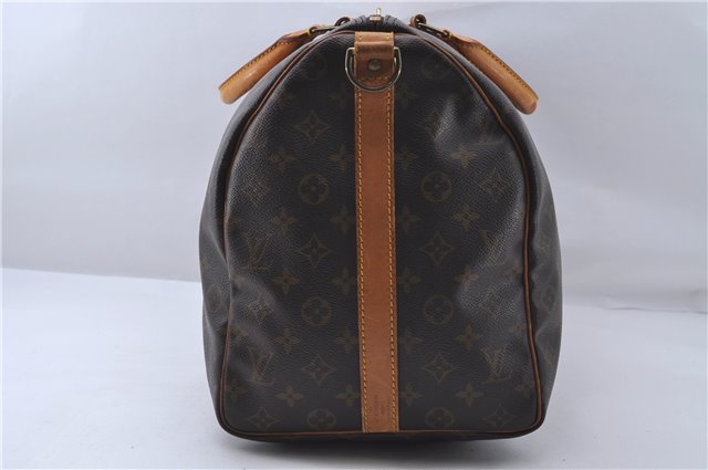 Auth Louis Vuitton Monogram Keepall Bandouliere 50 Boston Bag M41416 LV 5098D