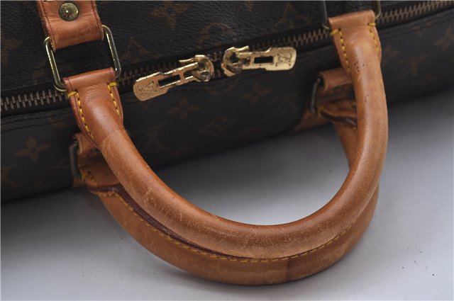 Auth Louis Vuitton Monogram Keepall Bandouliere 50 Boston Bag M41416 LV 5098D