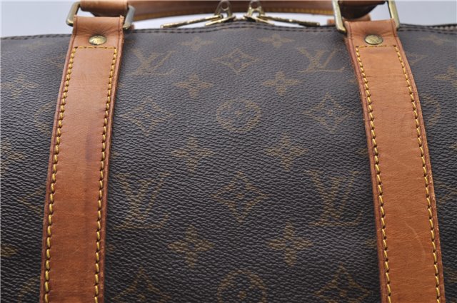 Auth Louis Vuitton Monogram Keepall Bandouliere 50 Boston Bag M41416 LV 5098D