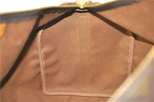 Auth Louis Vuitton Monogram Keepall Bandouliere 50 Boston Bag M41416 LV 5098D