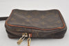 Auth Louis Vuitton Monogram Mini Poche Danube Shoulder Cross Bag Old Model 5098I