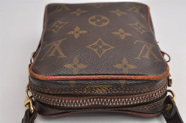 Auth Louis Vuitton Monogram Mini Poche Danube Shoulder Cross Bag Old Model 5098I