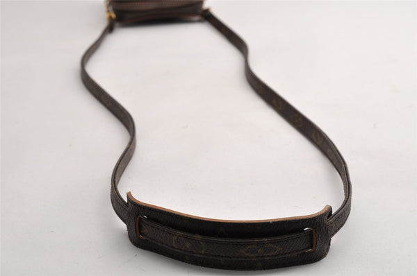 Auth Louis Vuitton Monogram Mini Poche Danube Shoulder Cross Bag Old Model 5098I