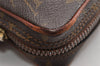 Auth Louis Vuitton Monogram Mini Poche Danube Shoulder Cross Bag Old Model 5098I
