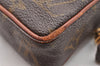 Auth Louis Vuitton Monogram Mini Poche Danube Shoulder Cross Bag Old Model 5098I