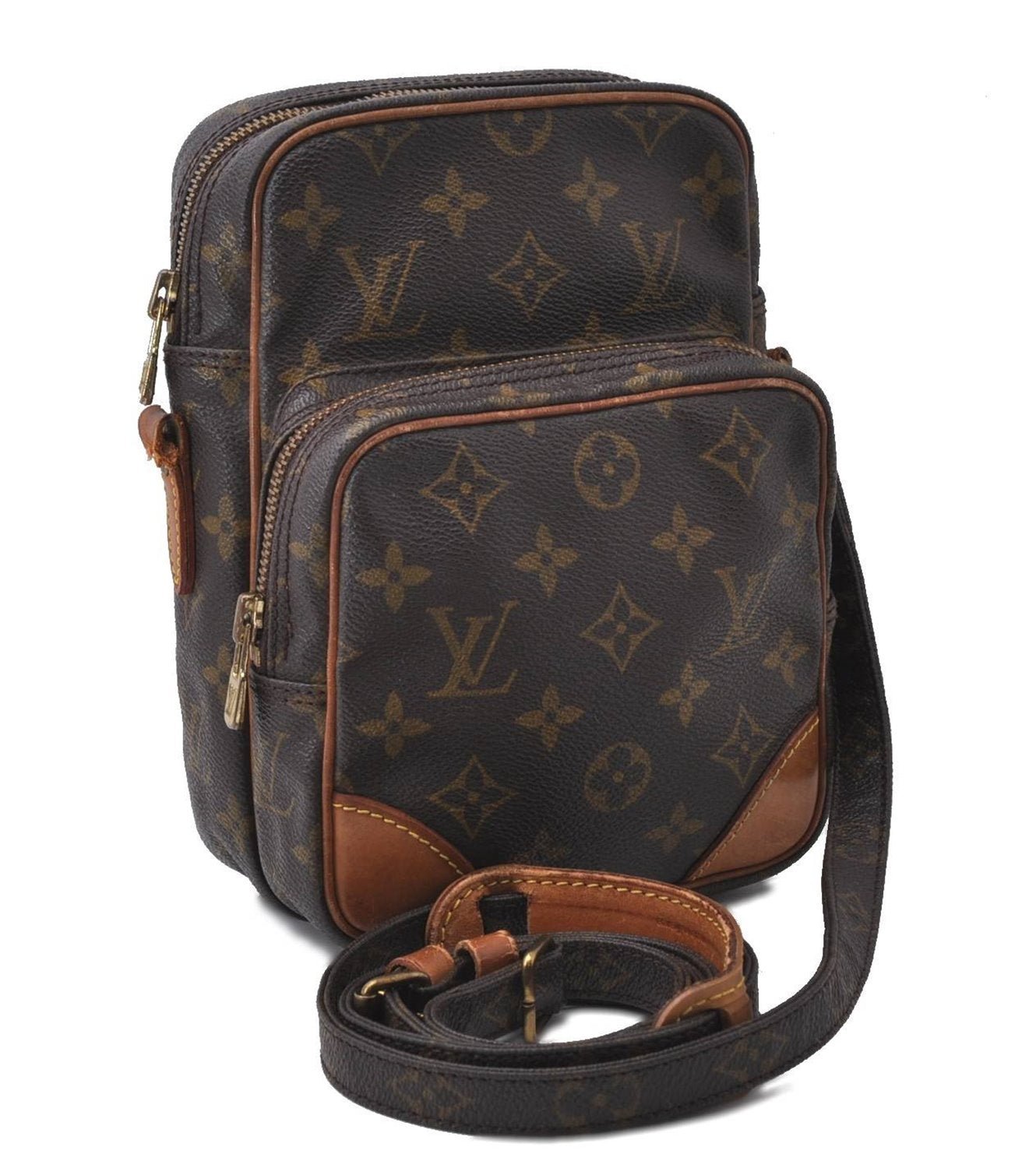 Authentic Louis Vuitton Monogram Amazone Shoulder Cross Bag M45236 LV Junk 5100D