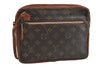 Authentic Louis Vuitton Monogram Sac Sport Travel Hand Bag Old Model LV 5100I