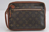 Authentic Louis Vuitton Monogram Sac Sport Travel Hand Bag Old Model LV 5100I