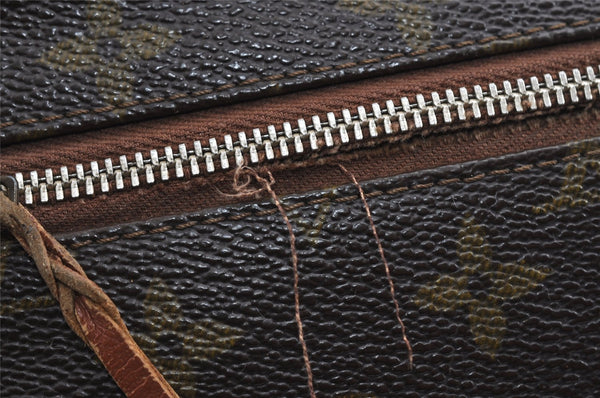 Authentic Louis Vuitton Monogram Sac Sport Travel Hand Bag Old Model LV 5100I