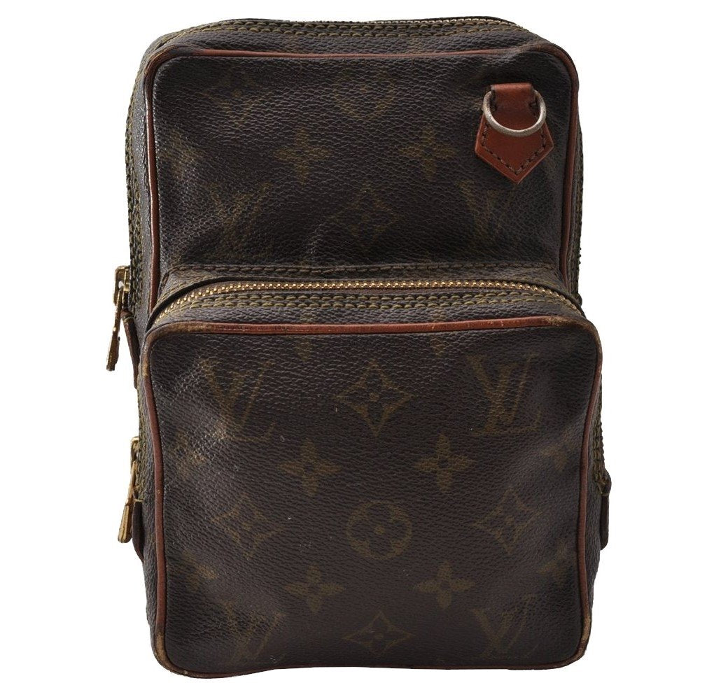 Authentic Louis Vuitton Monogram Amazone Shoulder Cross Bag Old Model Junk 5101I