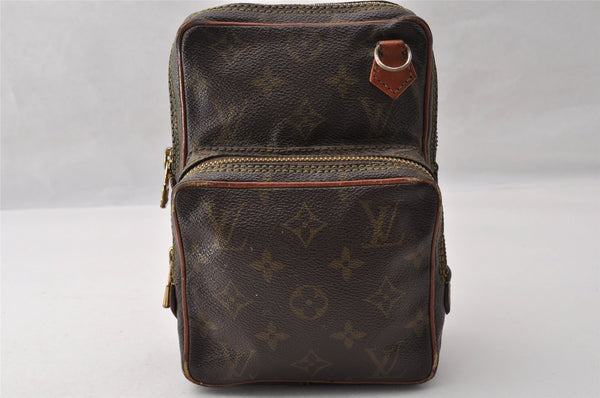 Authentic Louis Vuitton Monogram Amazone Shoulder Cross Bag Old Model Junk 5101I