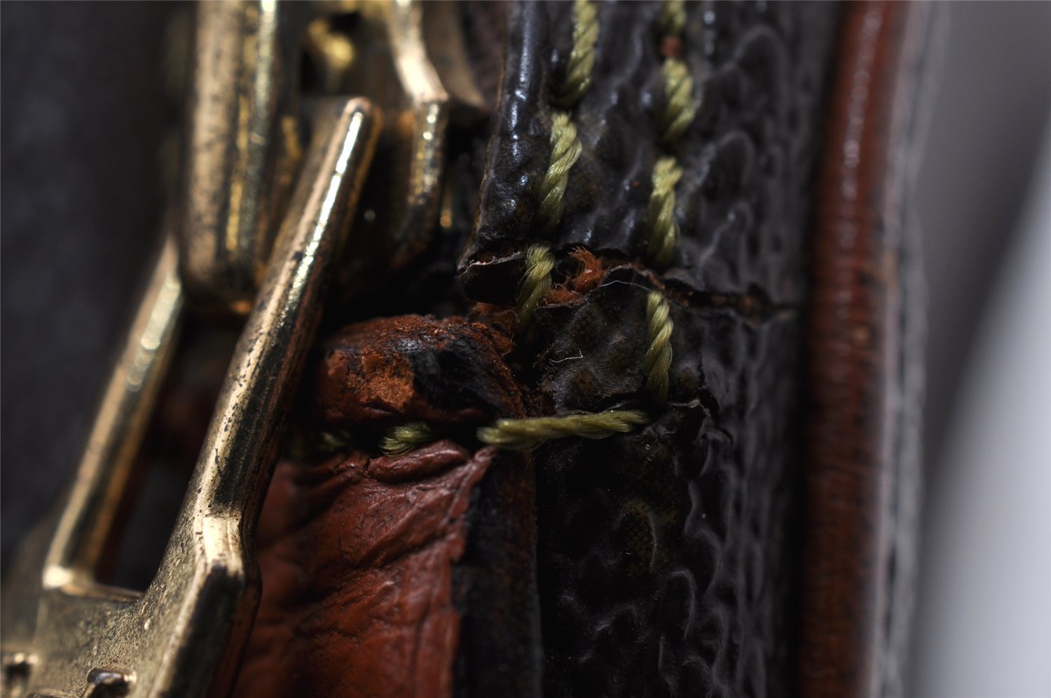 Authentic Louis Vuitton Monogram Amazone Shoulder Cross Bag Old Model Junk 5101I