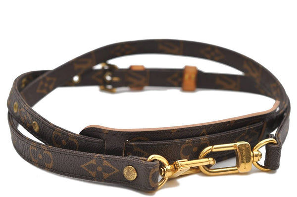 Authentic Louis Vuitton Monogram Brown Shoulder Strap 39.4-46.1" LV 5102D