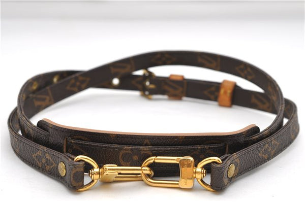 Authentic Louis Vuitton Monogram Brown Shoulder Strap 39.4-46.1" LV 5102D