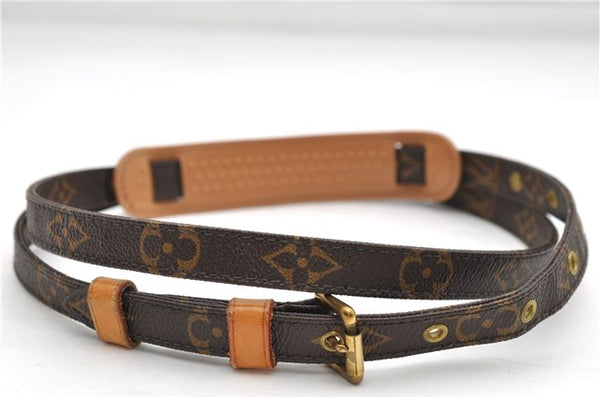 Authentic Louis Vuitton Monogram Brown Shoulder Strap 39.4-46.1" LV 5102D