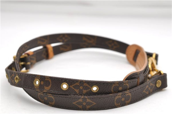 Authentic Louis Vuitton Monogram Brown Shoulder Strap 39.4-46.1" LV 5102D